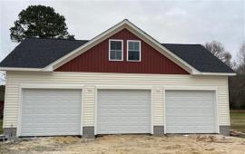 26x40 Garage with Gables and mix color siding