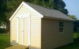 Shed 12x16 with double outswing doors