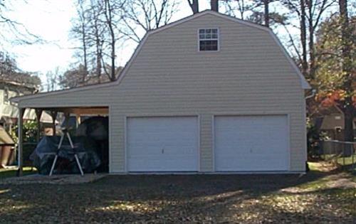 2 story Garage with architectural shingles