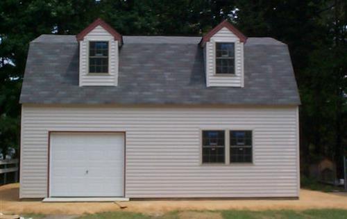 Garage Barn Style with custom colored trim