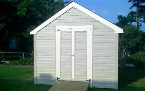 Shed 12x16 with A roof and double outswing doors