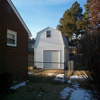 10x7 White Garage in Poquoson
