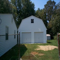 24x24 Gambrel roof Garage in Hampton