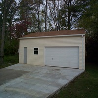 30x30 Steel Garage in Hampton