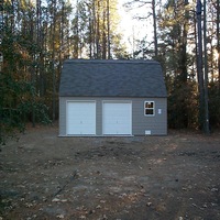 24x24 Garage with windows in Smithfield