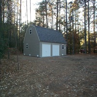 30x30 Garage with flood vents in Gloucester